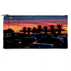 Urban Sunset Scene, Punta Del Este   Uruguay Pencil Cases by dflcprintsclothing