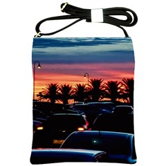 Urban Sunset Scene, Punta Del Este   Uruguay Shoulder Sling Bag