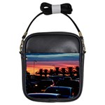 Urban Sunset Scene, Punta Del Este   Uruguay Girls Sling Bag Front