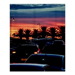 Urban Sunset Scene, Punta Del Este   Uruguay Shower Curtain 60  X 72  (medium) 