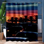 Urban Sunset Scene, Punta Del Este   Uruguay Shower Curtain 60  x 72  (Medium)  60 x72  Curtain