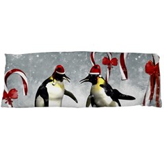 Funny Penguin In A Winter Landscape Body Pillow Case (dakimakura) by FantasyWorld7