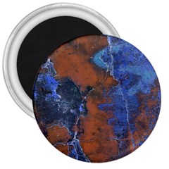 Grunge Colorful Abstract Texture Print 3  Magnets by dflcprintsclothing