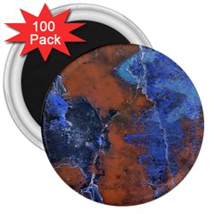 Grunge Colorful Abstract Texture Print 3  Magnets (100 Pack) by dflcprintsclothing