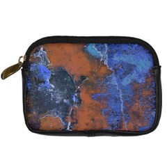 Grunge Colorful Abstract Texture Print Digital Camera Leather Case by dflcprintsclothing