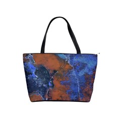 Grunge Colorful Abstract Texture Print Classic Shoulder Handbag by dflcprintsclothing