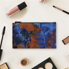 Grunge Colorful Abstract Texture Print Cosmetic Bag (small) by dflcprintsclothing