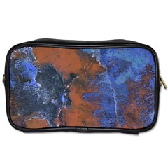 Grunge Colorful Abstract Texture Print Toiletries Bag (two Sides) by dflcprintsclothing