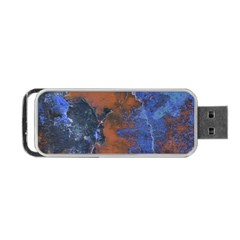 Grunge Colorful Abstract Texture Print Portable Usb Flash (one Side) by dflcprintsclothing