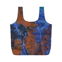 Grunge Colorful Abstract Texture Print Full Print Recycle Bag (m) by dflcprintsclothing