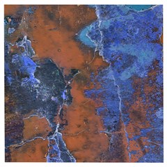 Grunge Colorful Abstract Texture Print Wooden Puzzle Square