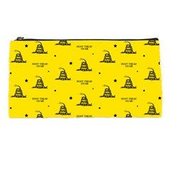 Gadsden Flag Don t Tread On Me Yellow And Black Pattern With American Stars Pencil Cases