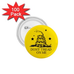 Gadsden Flag Don t Tread On Me Yellow And Black Pattern With American Stars 1 75  Buttons (100 Pack) 