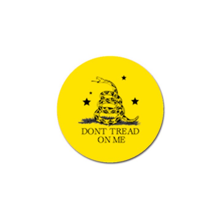 Gadsden Flag Don t tread on me Yellow and Black Pattern with american stars Golf Ball Marker