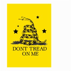 Gadsden Flag Don t Tread On Me Yellow And Black Pattern With American Stars Small Garden Flag (two Sides)