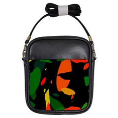 Pattern Formes Tropical Girls Sling Bag by kcreatif