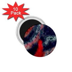 Dégradé Bleu Foncé/rouge 1 75  Magnets (10 Pack)  by kcreatif