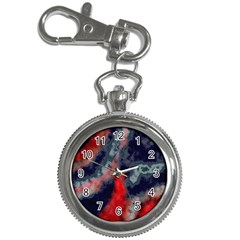 Dégradé Bleu Foncé/rouge Key Chain Watches by kcreatif