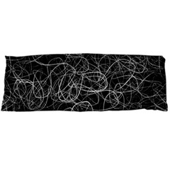 Pattern Effet Lignes Blanc Body Pillow Case (dakimakura) by kcreatif