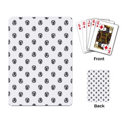 Funny Clown Sketchy Drawing Pattern Playing Cards Single Design (rectangle) by dflcprintsclothing