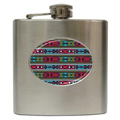 Shapes Rows                                                 Hip Flask (6 Oz) by LalyLauraFLM