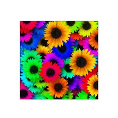 Colorful sunflowers                                                   Satin Bandana Scarf