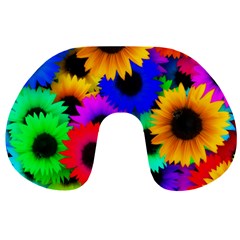 Colorful sunflowers                                                   Travel Neck Pillow