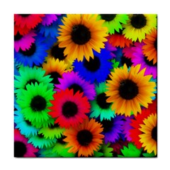 Colorful sunflowers                                                   Tile Coaster