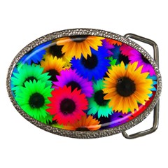 Colorful sunflowers                                                   Belt Buckle