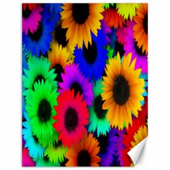 Colorful sunflowers                                                   Canvas 12  x 16 