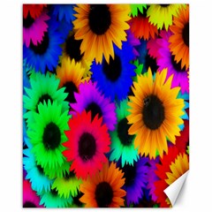 Colorful sunflowers                                                   Canvas 16  x 20 