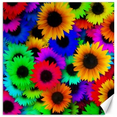 Colorful sunflowers                                                   Canvas 20  x 20 