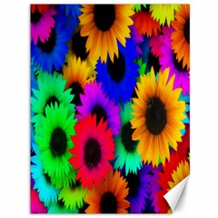 Colorful sunflowers                                                   Canvas 36  x 48 