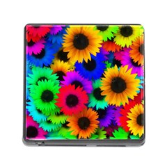 Colorful sunflowers                                                   Memory Card Reader (Square)