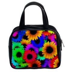 Colorful sunflowers                                                   Classic Handbag (Two Sides)