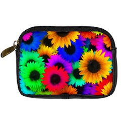 Colorful sunflowers                                                   Digital Camera Leather Case