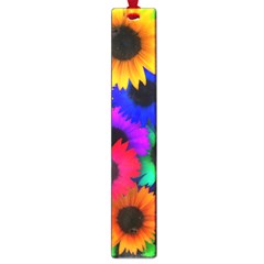 Colorful sunflowers                                                   Large Book Mark