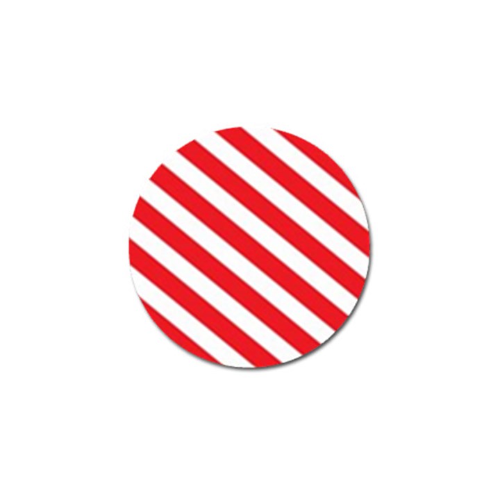 Candy Cane Red White Line stripes pattern peppermint Christmas delicious design Golf Ball Marker (10 pack)