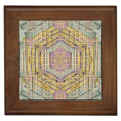 Temple Of Wood With A Touch Of Japan Framed Tile by pepitasart