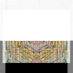 Temple Of Wood With A Touch Of Japan Rectangular Jigsaw Puzzl by pepitasart