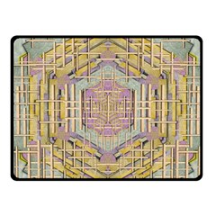 Temple Of Wood With A Touch Of Japan Fleece Blanket (small) by pepitasart