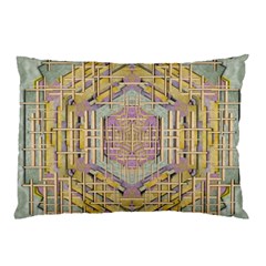 Temple Of Wood With A Touch Of Japan Pillow Case (two Sides) by pepitasart