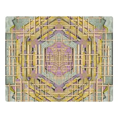 Temple Of Wood With A Touch Of Japan Double Sided Flano Blanket (large)  by pepitasart