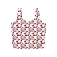 Peppermint Candy Dots Full Print Recycle Bag (s) by bloomingvinedesign