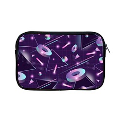 Retrowave Aesthetic Vaporwave Retro Memphis Pattern 80s Design Geometrical Shapes Futurist Pink Blue 3d Apple Macbook Pro 13  Zipper Case by genx