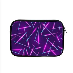 Retrowave Aesthetic Vaporwave Retro Memphis Pattern 80s Design Geometric Shapes Futurist Purple Pink Blue Neon Light Apple Macbook Pro 15  Zipper Case by genx