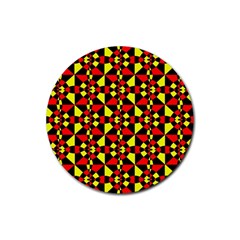 Rby 77 Rubber Coaster (round)  by ArtworkByPatrick