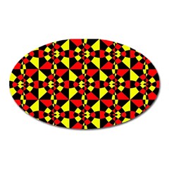 Rby 77 Oval Magnet by ArtworkByPatrick