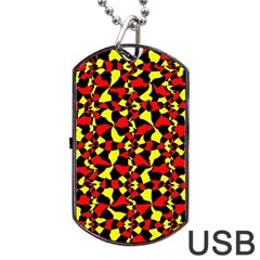 Rby 77 1 Dog Tag Usb Flash (one Side) by ArtworkByPatrick