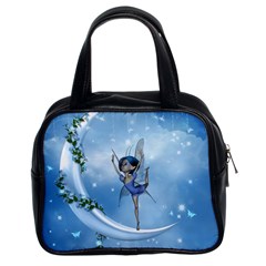 Little Fairy Dancing On The Moon Classic Handbag (two Sides)